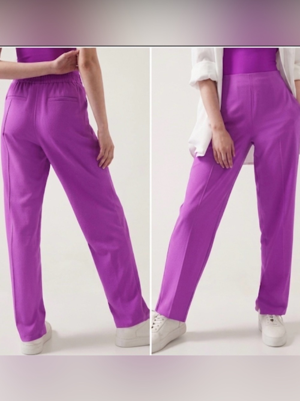Athleta Women’s Magenta Straight Leg Athletic Pants size 8